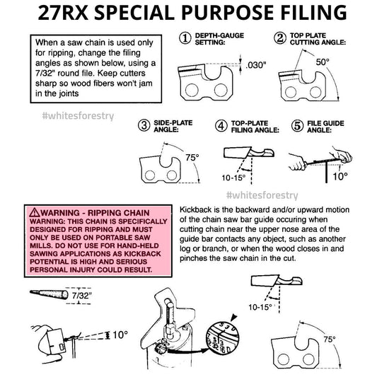 Oregon 27RX Hyper-Skip RipCut™ Chainsaw Chain .404" .063"