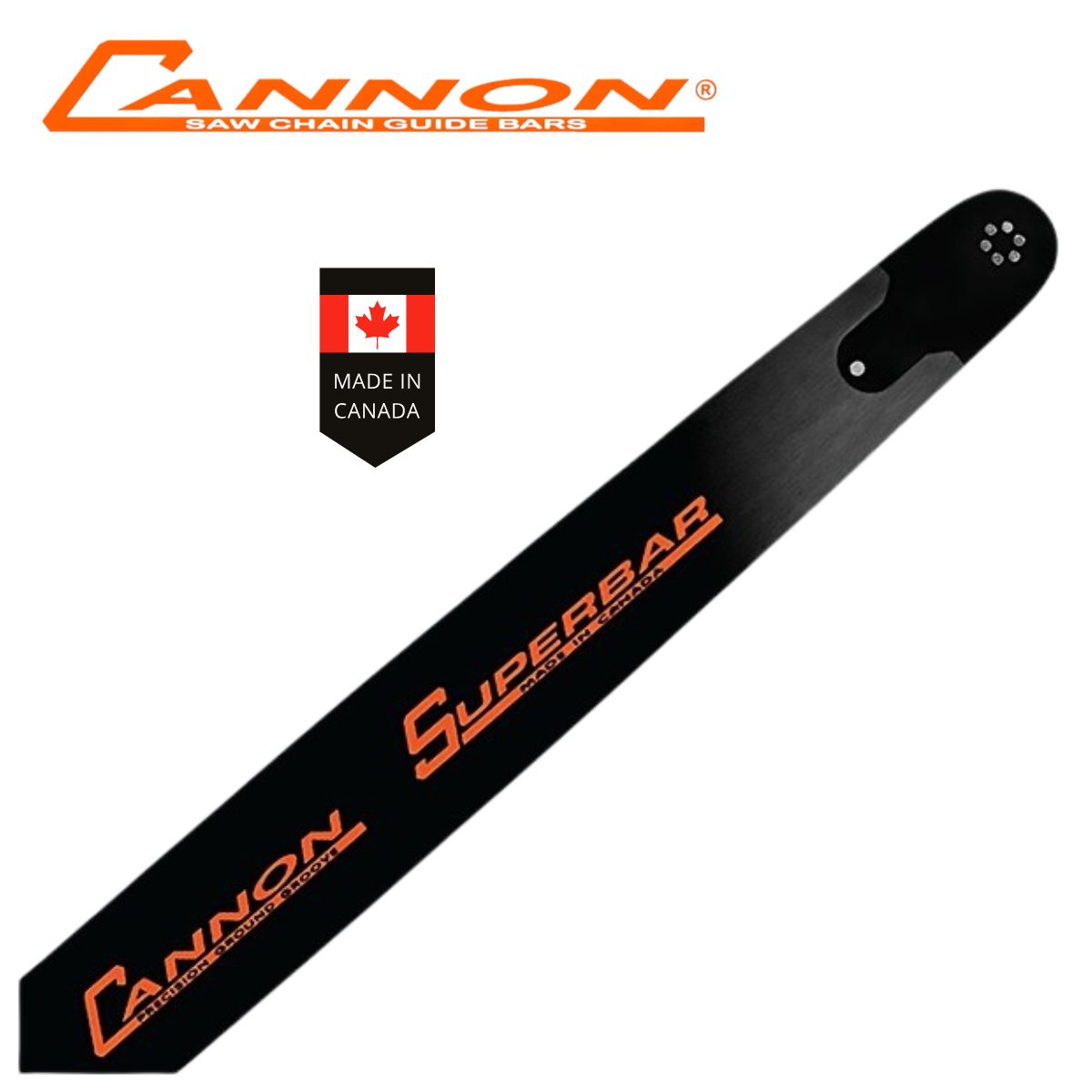 Cannon SuperBar S2 Mount .325 .063 Chainsaw Bar