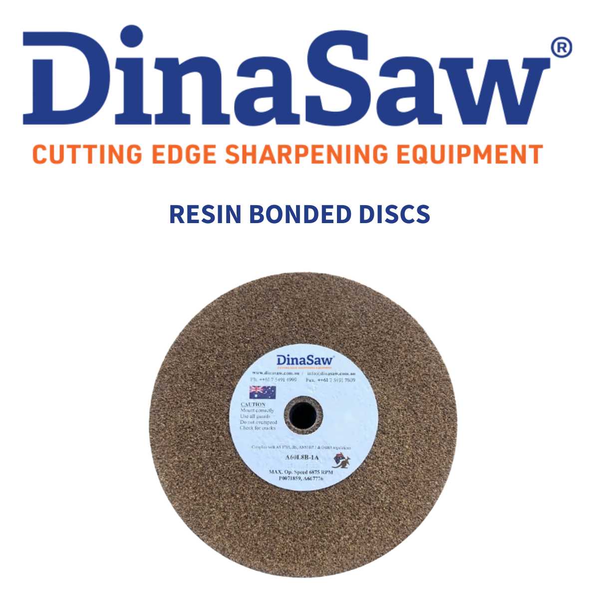 DinaSaw® Resin Bonded Sharpening Discs