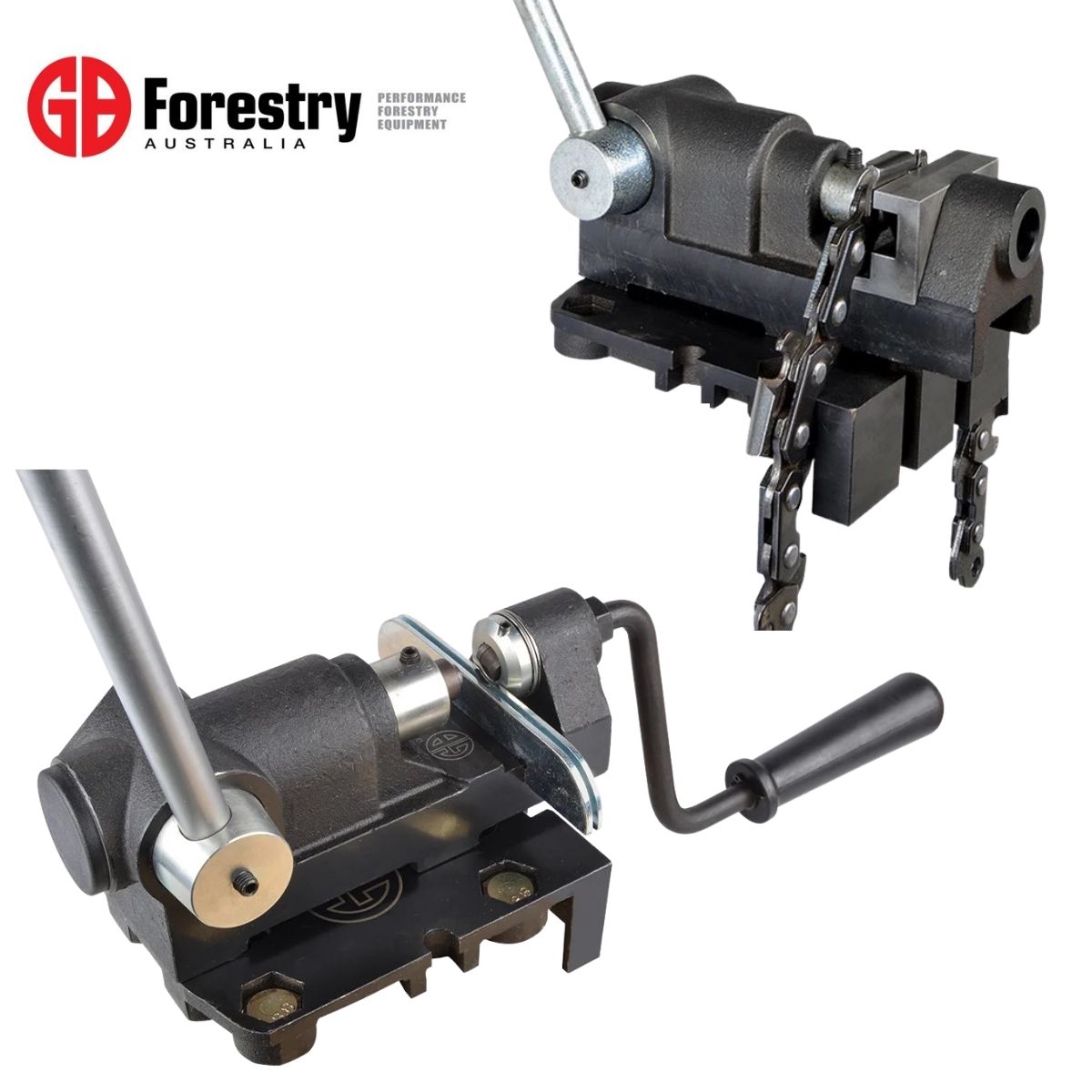3/4 Harvester Chain Breaker & Spinner Bench Mounted