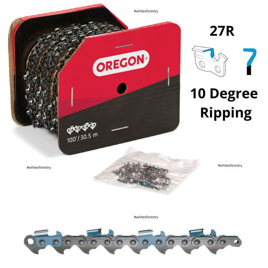 Oregon Ripping Chainsaw Chain 27R .404" .063" 100ft Micro Chisel