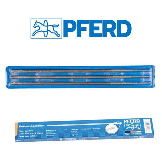 PFERD® Chainsaw Round Files 3-Pack 3.2-5.5 mm (Germany)
