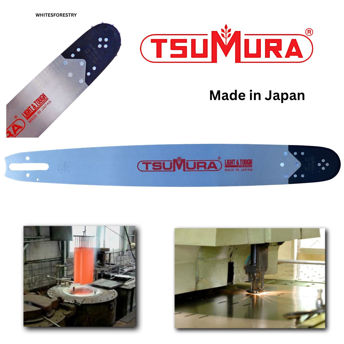 Tsumura Professional 20" 3/8 .058" Bar for Husqvarna Chainsaw