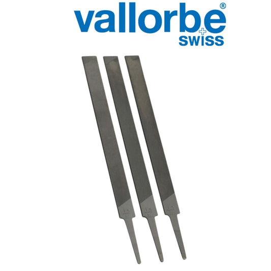 Vallorbe Swiss Flat File 150mm – Raker Depth Gauge (3 Pack / 12 Pack)