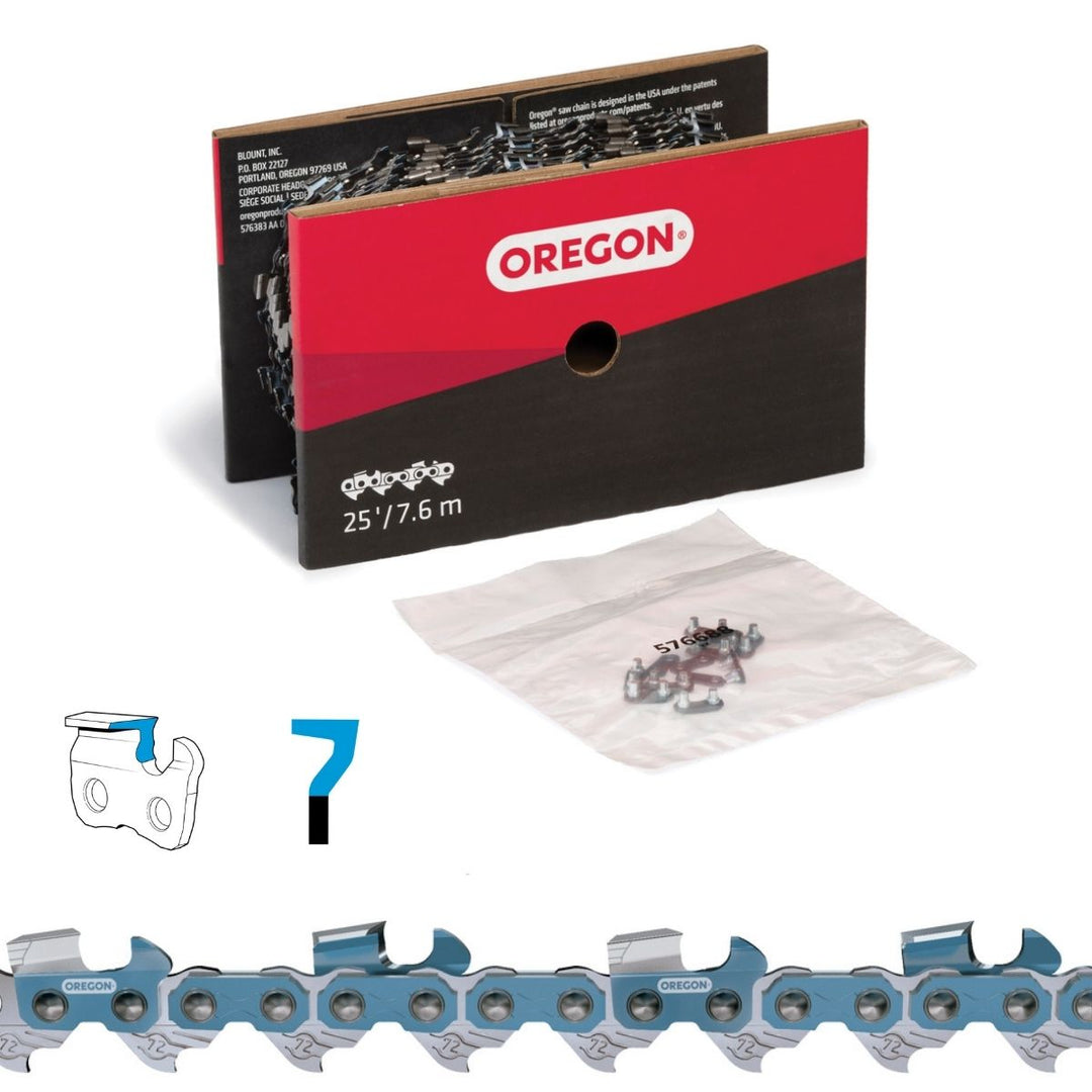 Oregon Chainsaw Chain 72EXL 3/8" .050" 25ft Full Chisel
