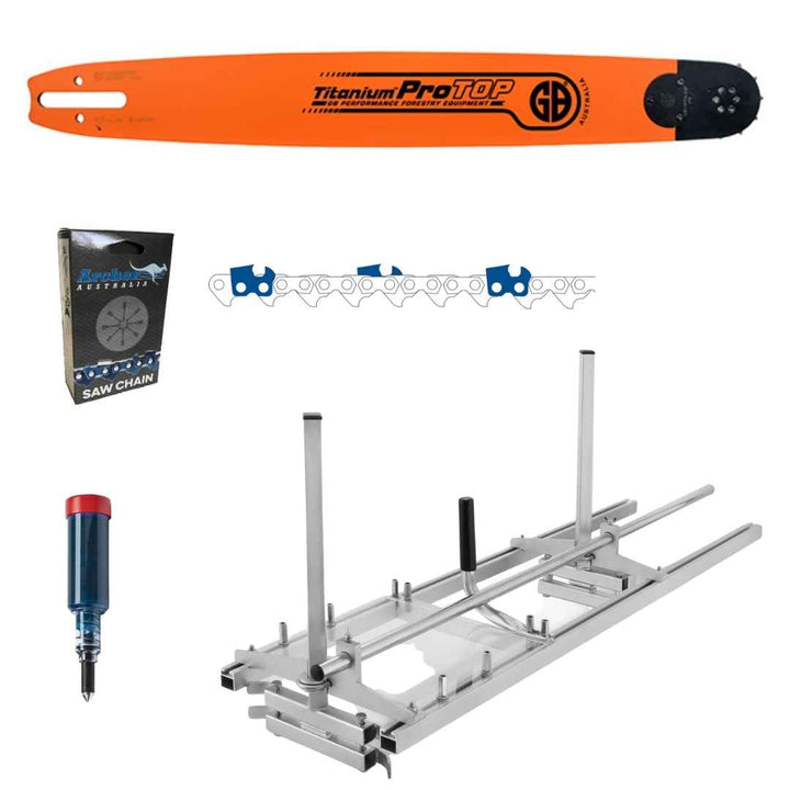 Chainsaw Mill 36" Slabbing Kit Bar & Chain 3/8" .063" fits Stihl D025
