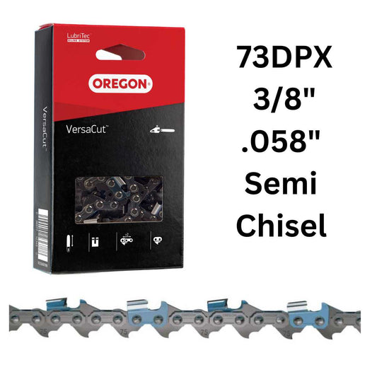 Oregon 73DPX VersaCut™ Saw Chain 3/8" .058" Semi Chisel