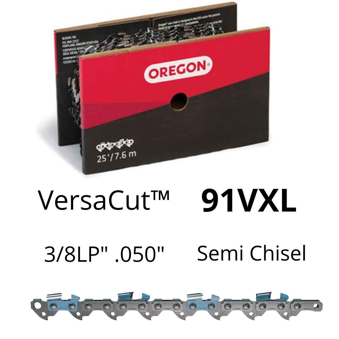 Oregon 91VXL Saw Chain 25ft 3/8LP .050" Semi Chisel™