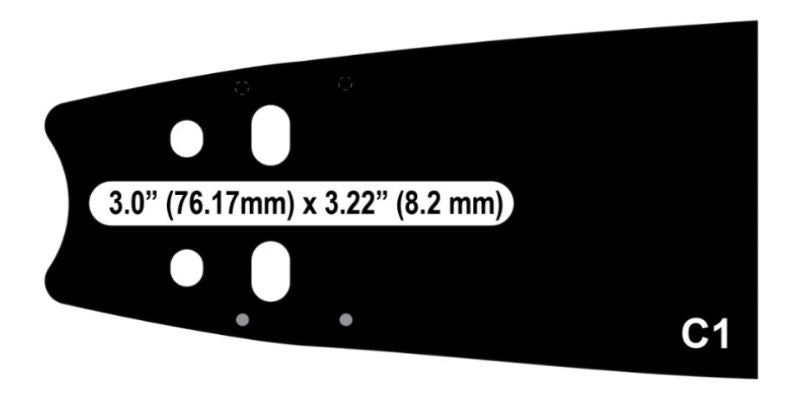 Cannon SuperBar C1 Multifit 3/8 .050 Chainsaw Bar