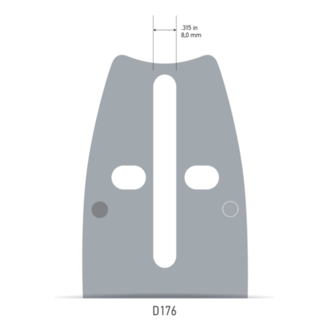 OREGON PowerCut Chainsaw Bar 3/8" D176 fits Echo