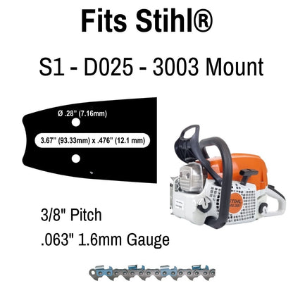 Cannon® SuperBar + 2 Chain Combo fits Stihl®