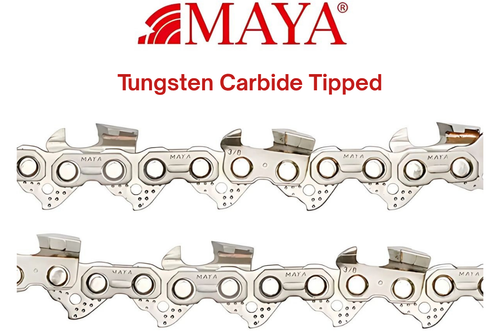 Tungsten Carbide Tipped Chain 72DL 3/8" .063" Full Chisel - Damaged Packaging Seconds