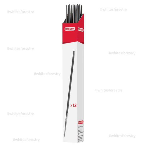 Oregon Swiss Round Chainsaw Files – 12 Pack