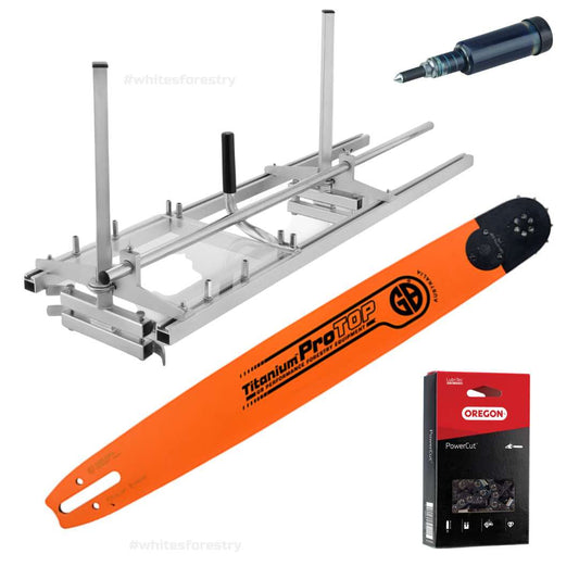 Chainsaw Milling Slabbing Kit - Slab Logs 50cm 70cm 85cm