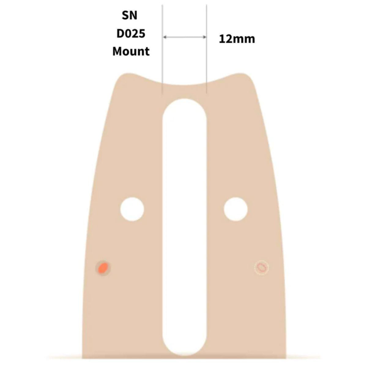 Tsumura Light & Tough Reduced Weight Chainsaw Bar 3/8" Pitch
