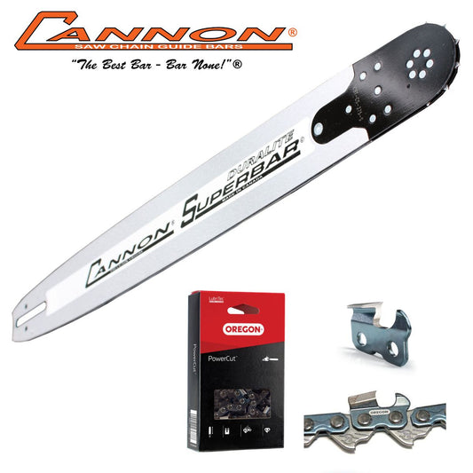 Cannon S1 DuraLite Bar & Oregon Chain Combo 20" 3/8" .063" 72DL