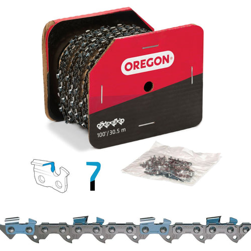 Oregon 91VXL Saw Chain 100ft 3/8LP .050" Semi Chisel™