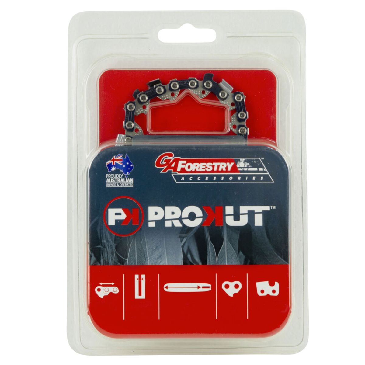 Chainsaw Chain Prokut 3/8" .063" 72DL Full Chisel