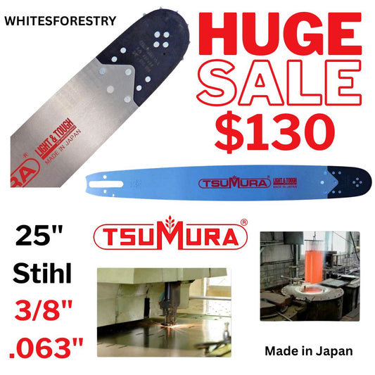 Tsumura Professional 25" 3/8 .063" Bar for Stihl Chainsaw