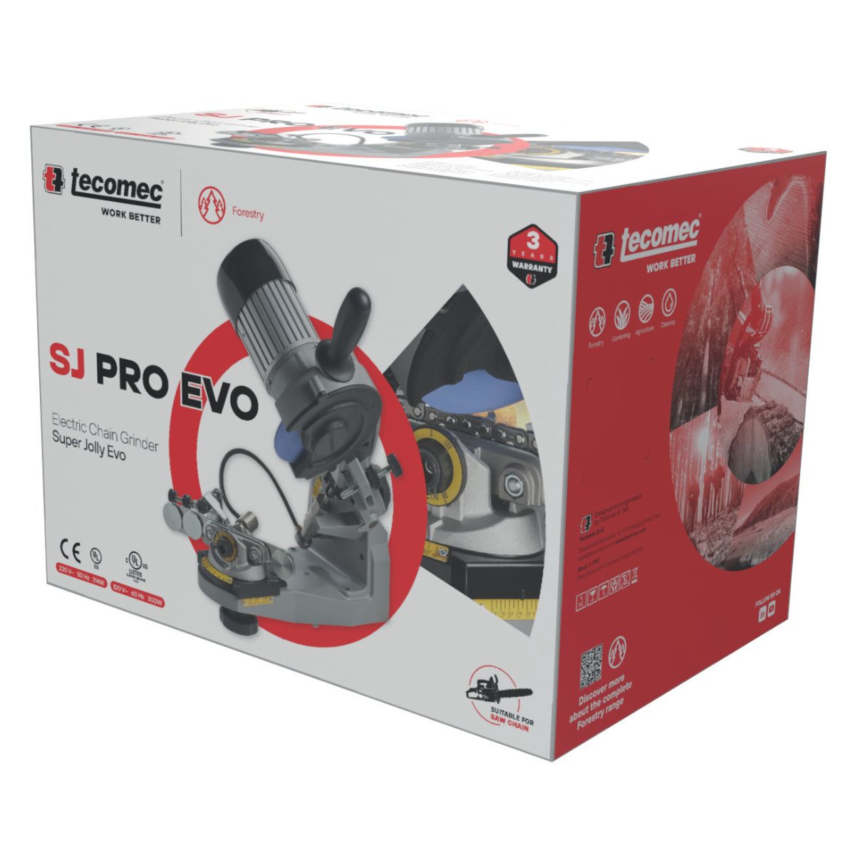 Tecomec Super Jolly Pro-Evo Hydraulic Chainsaw Chain Grinder  230V