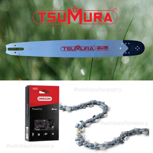 TSUMURA Bar & Oregon Chain Combo 20" 3/8" .050" fits Echo