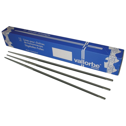 Chainsaw Files Round Vallorbe® Swiss Quality (12-pack assorted sizes)