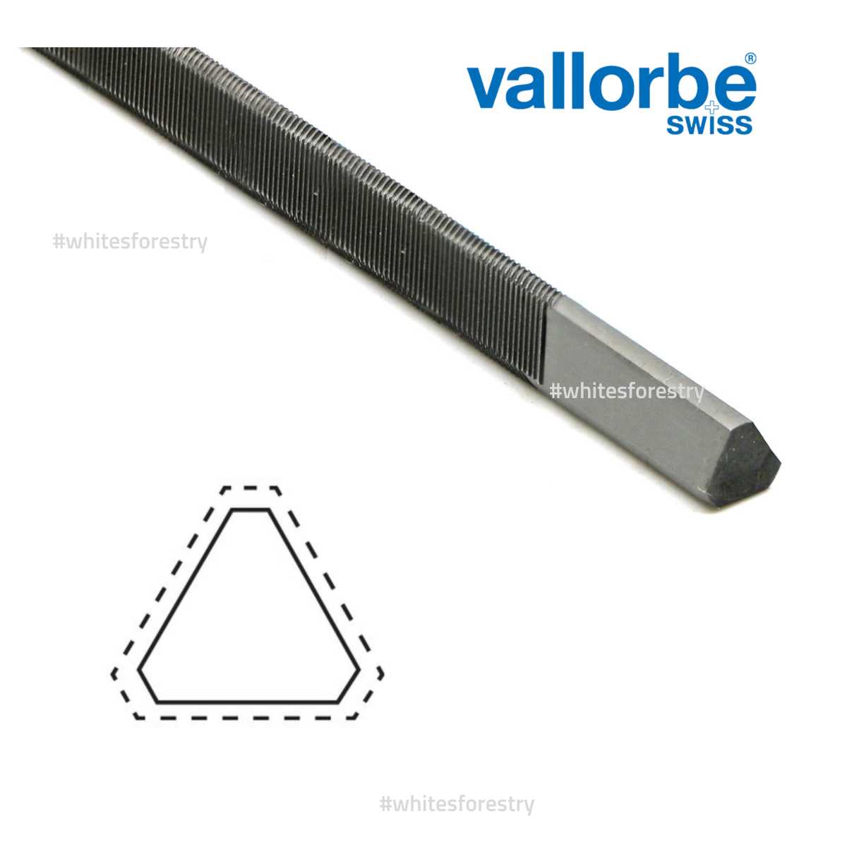 Chainsaw Files | Swiss Vallorbe® 4.8mm 3/16