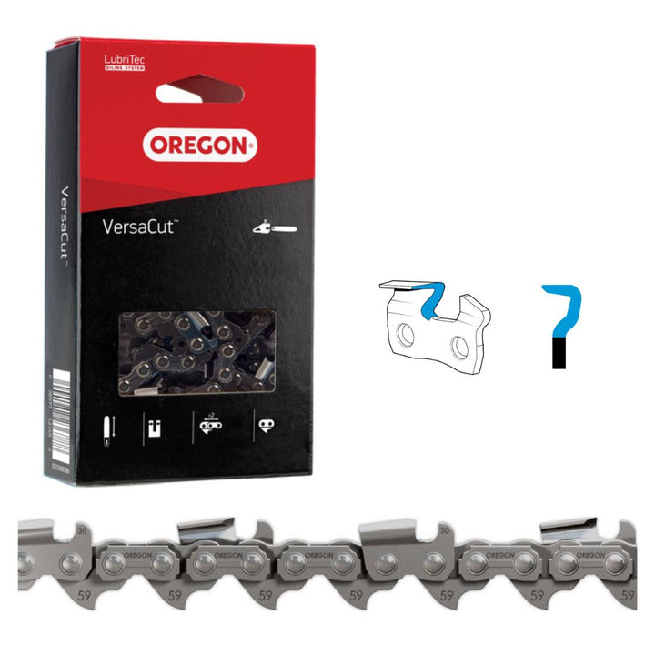 Oregon 59AC VersaCut™ Saw Chain .404" .063" Micro Bit Chipper®
