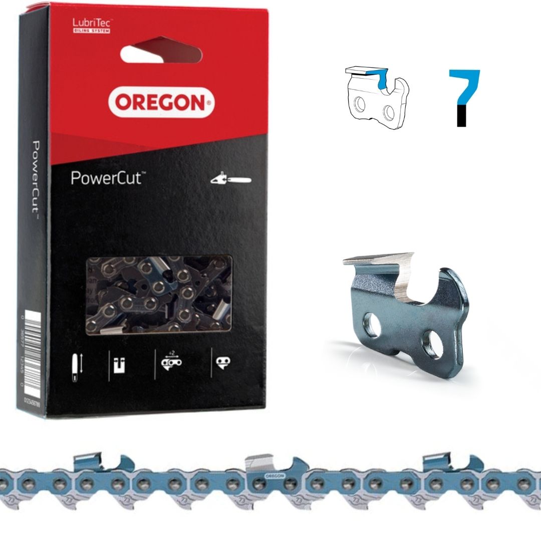 Oregon 75EXJ PowerCut™ Skip-Tooth Saw Chain 3/8" .063" Full Chisel
