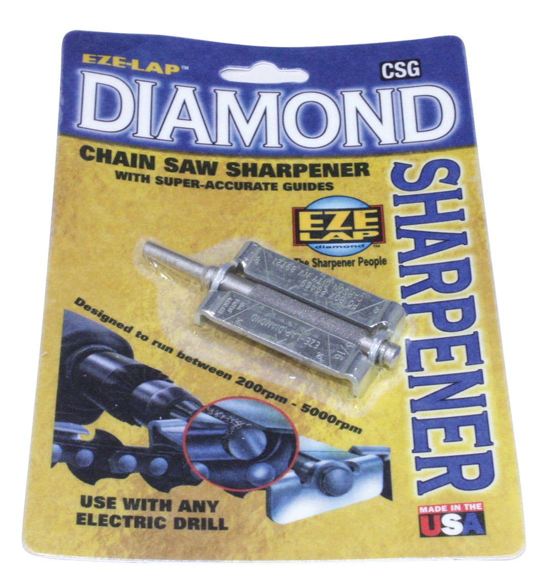Eze-Lap Diamond Chainsaw Chain Sharpener - 5/32" - With Guide