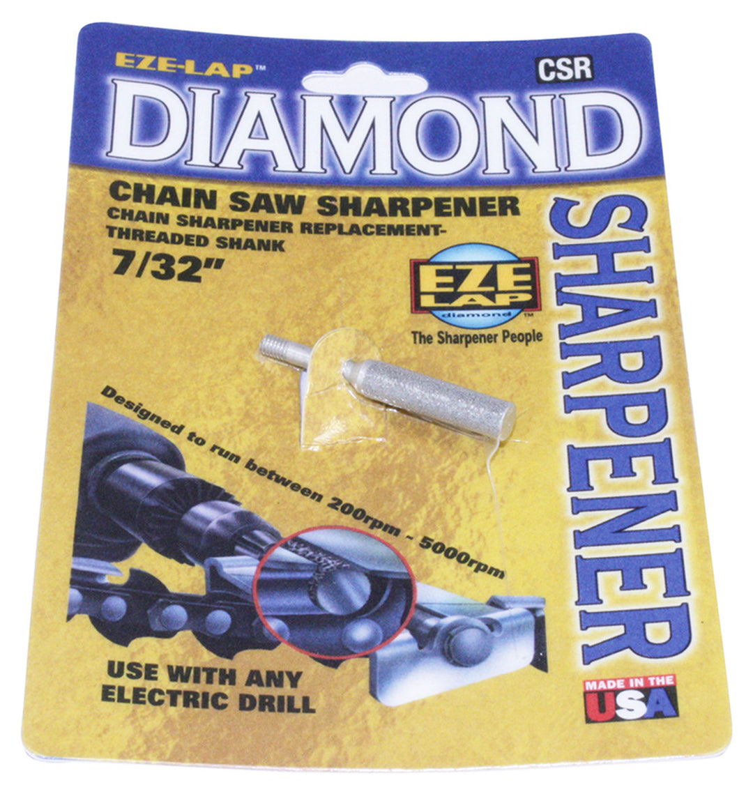 Eze-Lap Diamond Chainsaw Chain Sharpener 7/32" Treaded