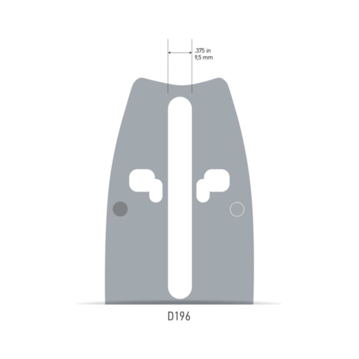 OREGON PowerCut Chainsaw Bar 24" 3/8 .050" D196