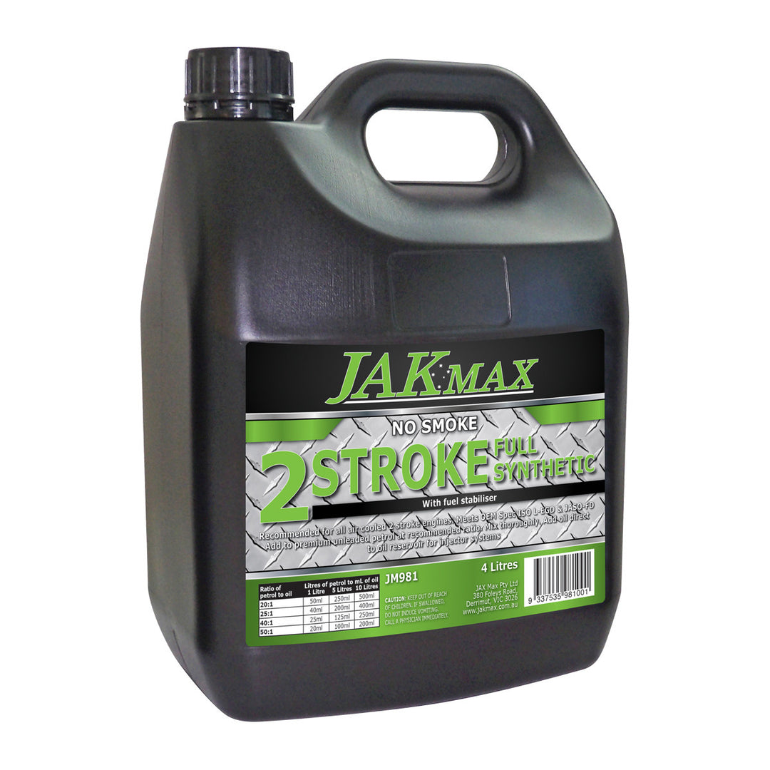 2 Stroke Oil Full-Synthetic - 4 Litre Jaxmax