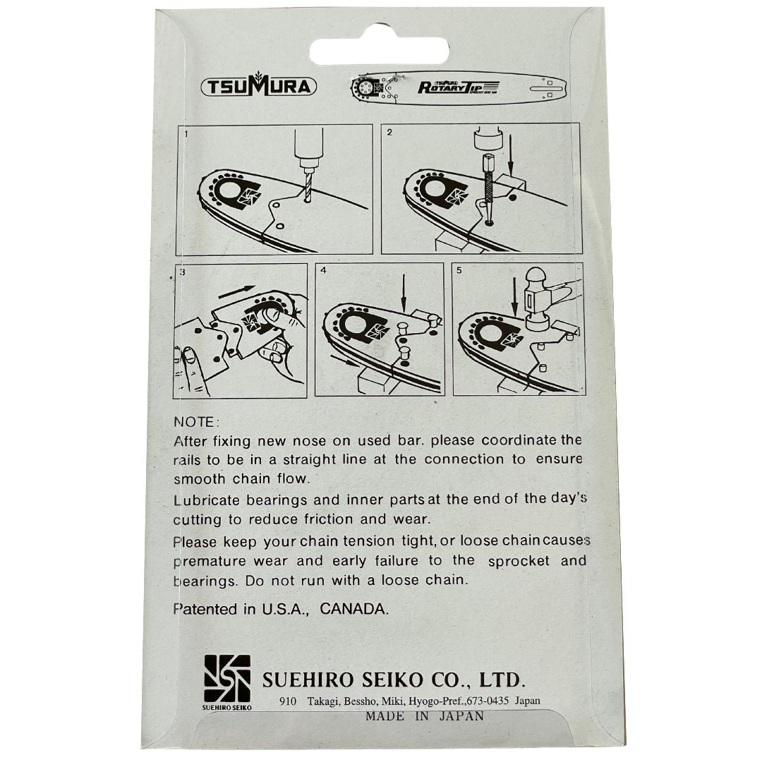Sprocket Nose Kit - Tsumura Guide Bars