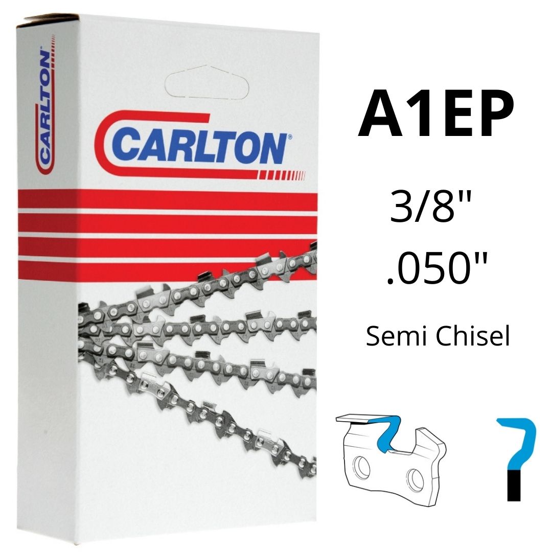 Chainsaw Chain CARLTON® A1EP 3/8" .050" Semi Chisel