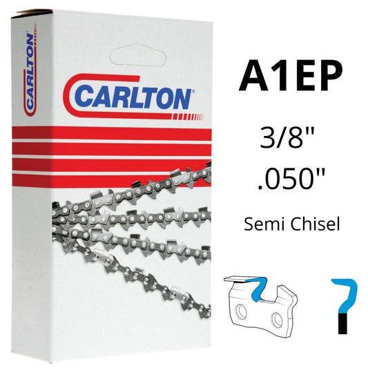 Chainsaw Chain CARLTON® A1EP 3/8" .050" Semi Chisel