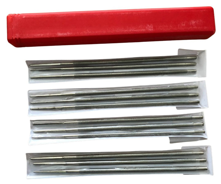 Diamond Chainsaw File, Sharpen Tungsten Carbide Chain 12-pack 7/32", 5.5mm