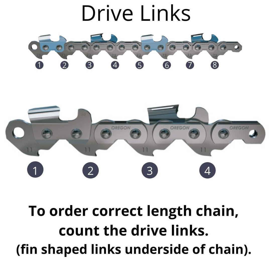 Oregon 73RD VersaCut™ 10° Ripping Saw Chain 3/8" .058" Micro Chisel®