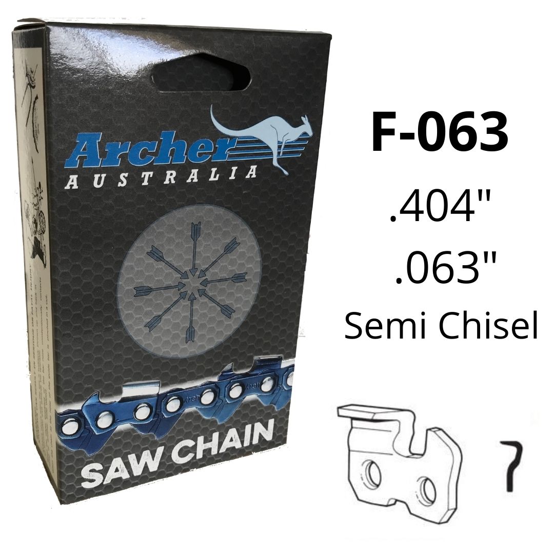 Archer Chainsaw Chain .404" .063" Semi Chisel