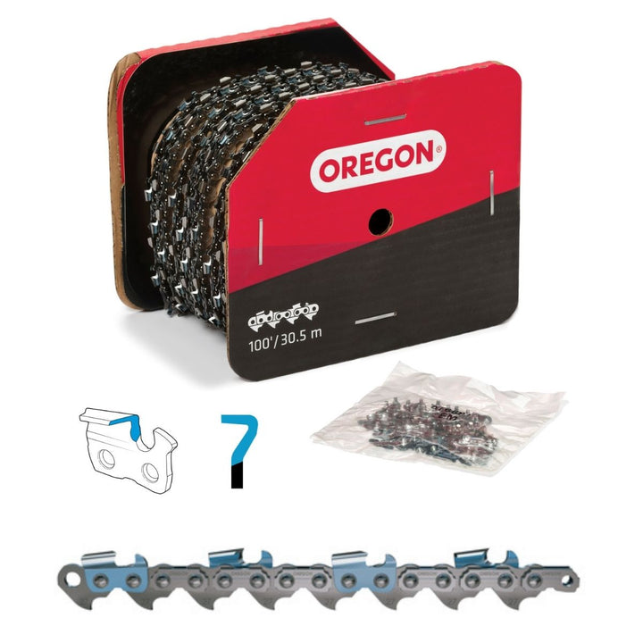 Oregon 75DX VersaCut™ Saw Chain 3/8" .063" 100ft Micro Chisel®