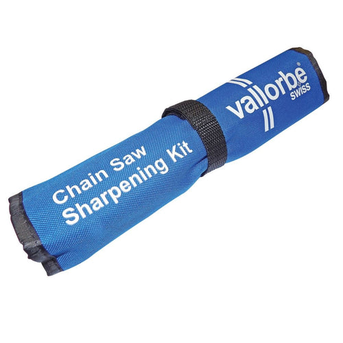 Vallorbe® Swiss Saw Chain Sharpening Kit Round File Set 4 Sizes